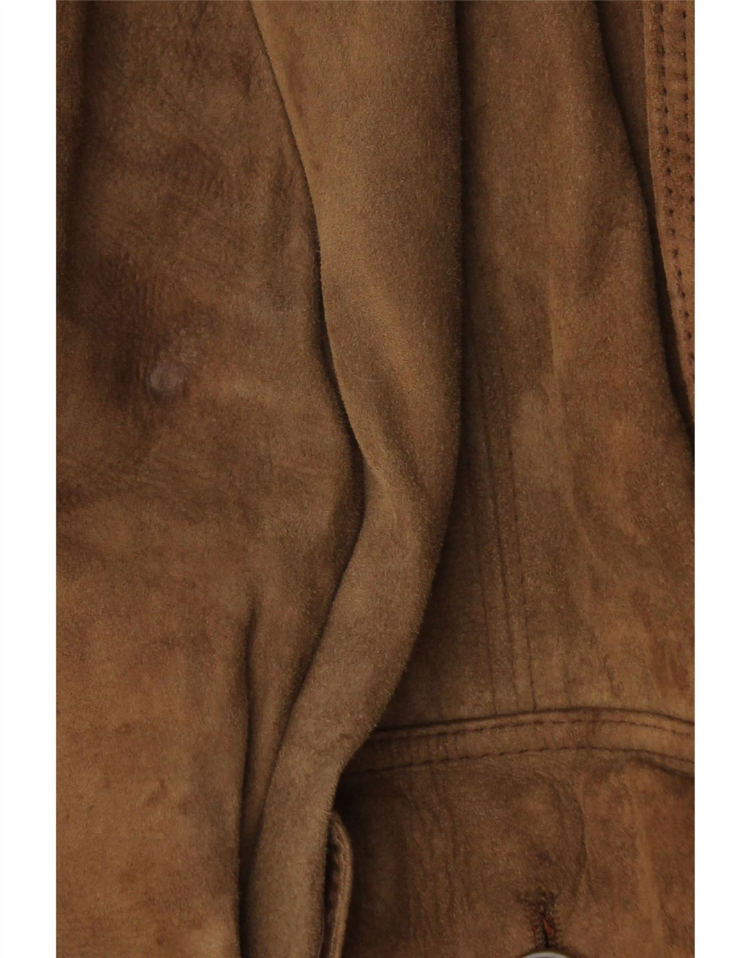 VINTAGE Bomberjakke i ruskind til mænd IT 44 XS Brun