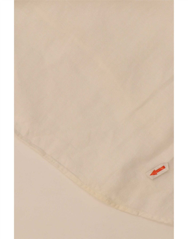 Zara Dame Langærmet Oversized Bluse Top UK 10 Small White