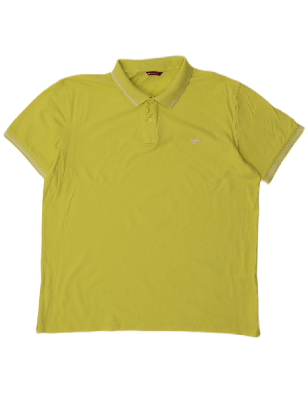 CARRERA Polo Shirt til mænd 2XL Gul Bomuld
