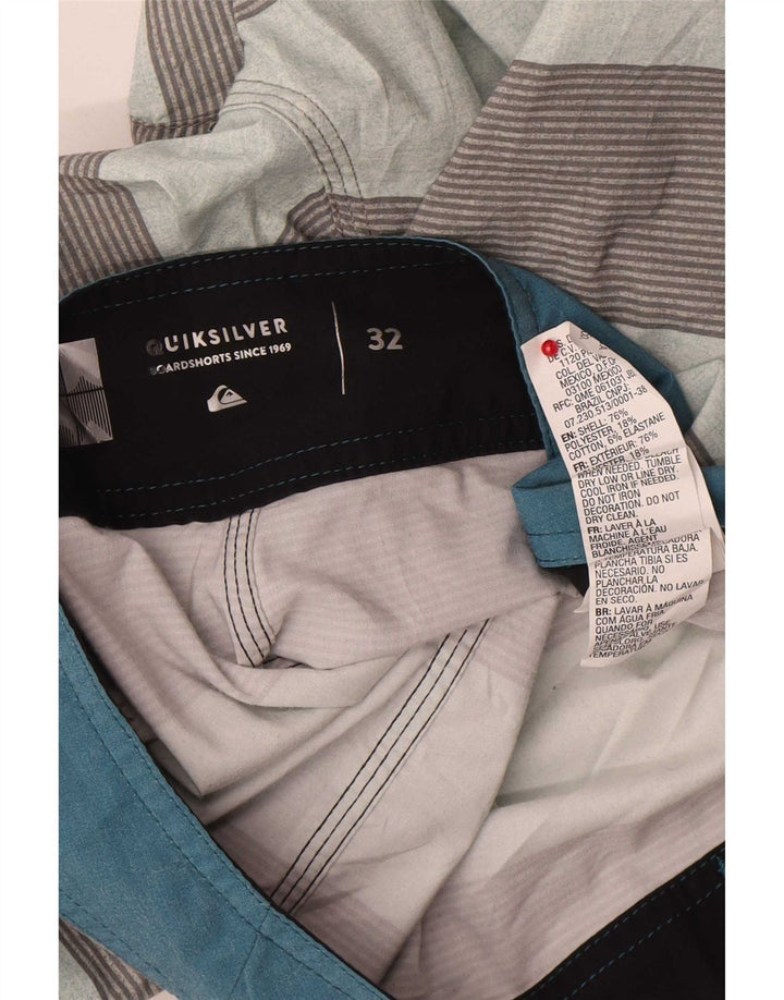 Quiksilver Badeshorts til mænd Medium flerfarvet stribet polyester