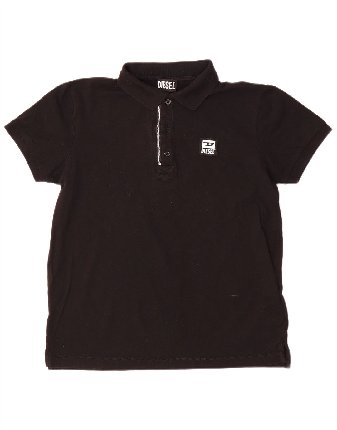 DIESEL Herre poloshirt Medium Sort Bomuld