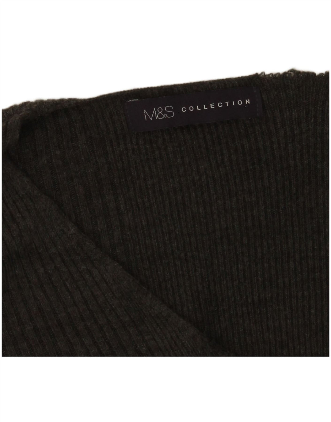 Marks & Spencer Dame V-hals sweater UK 14 Medium Grey