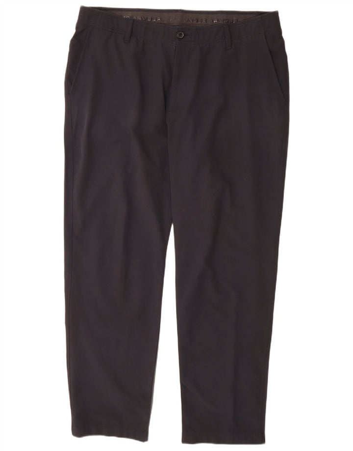 Under Armour Herre Lige Chino Bukser W40 L30 Sort Polyester