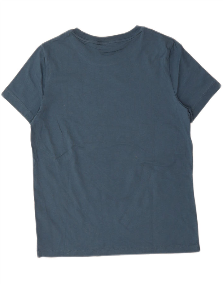 Calvin Klein Herre grafisk T-shirt Top Medium Marineblå Bomuld