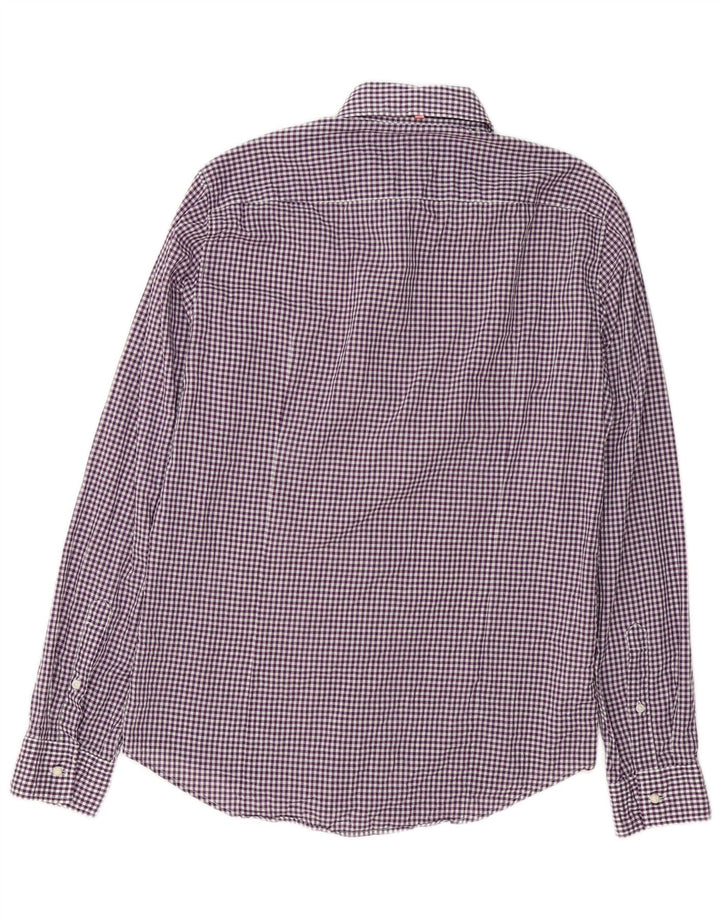 Superdry Herreskjorte Medium Lilla Gingham Cotton