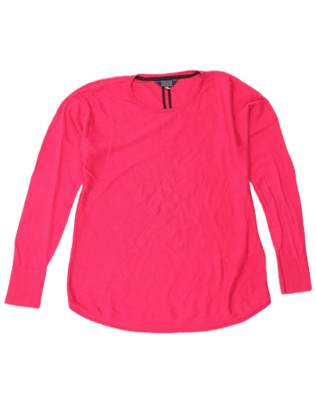 Joules Dame sweater med rund hals DK 12 Medium Pink Bomuld