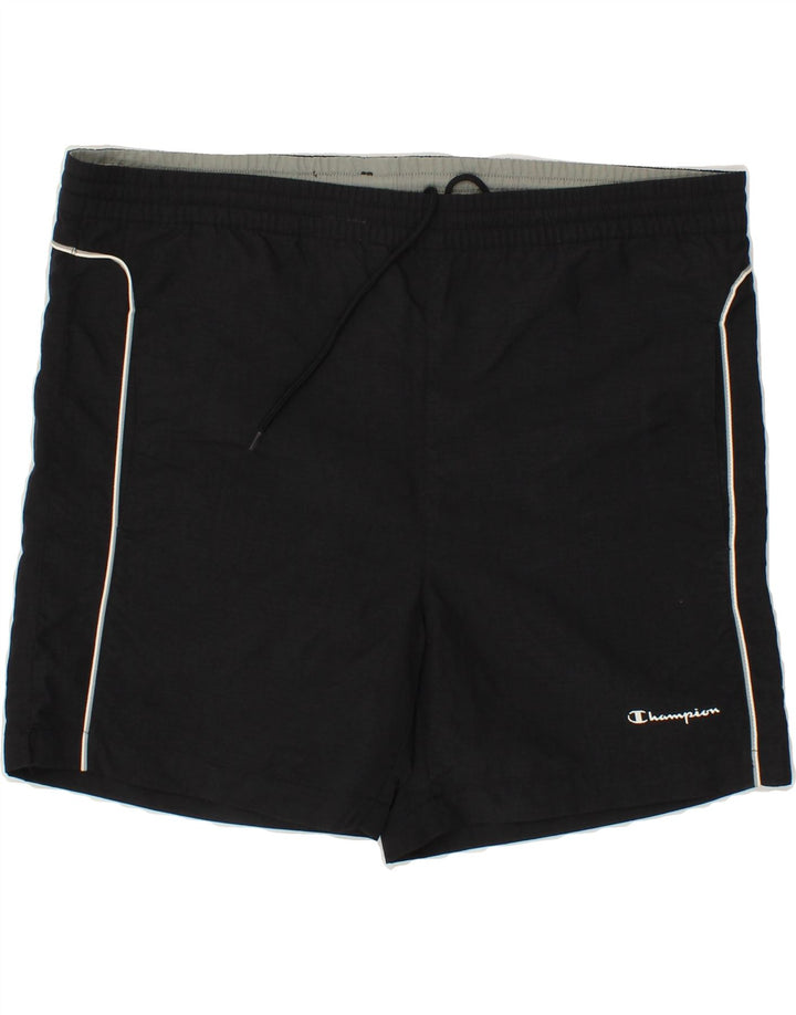 CHAMPION Mens Sport Shorts XL Black Vintage Champion and Second-Hand Champion from Messina Hembry 