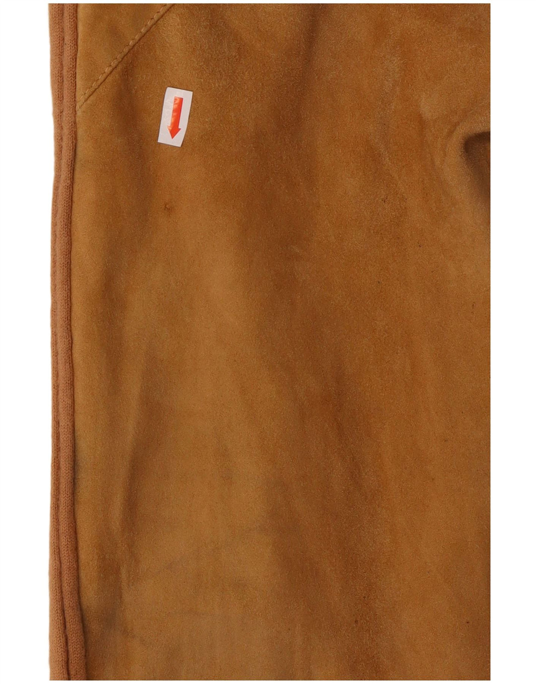 Vintage herre ruskind bomberjakke UK 42 XL brunt læder