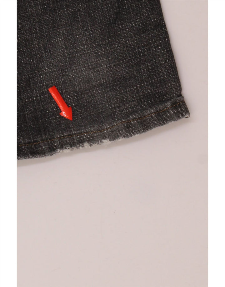 Levi's Womens 505 Distressed Straight Jeans US 6 Medium W30 L32 Grå