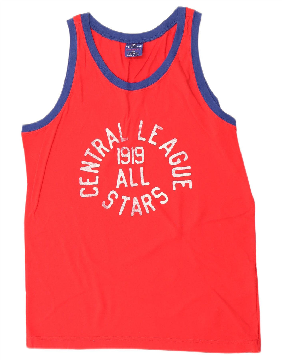 Champion Herre Grafisk Vest Top Medium Rød Bomuld