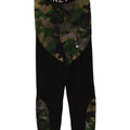 Nike Dame Grafiske Leggings UK 4 XS Sort Camouflage Polyester