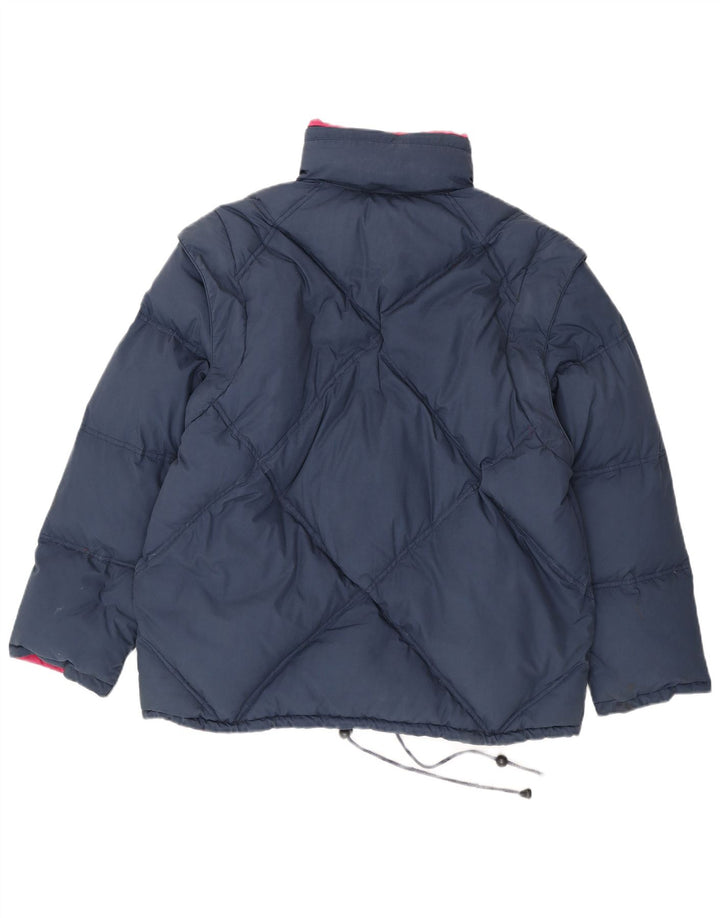 Lotto Herre vendbar polstret jakke UK 36 Small Navy Blue Polyester