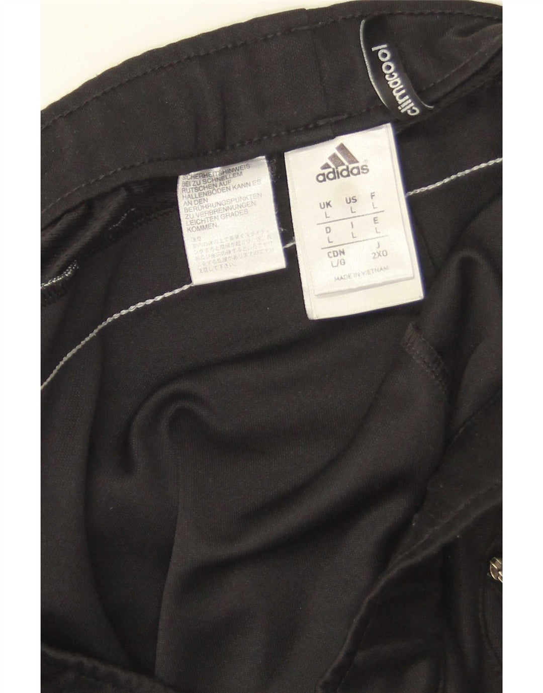Adidas Herre Climacool Træningsdragt Bukser Large Black Colourblock Polyester