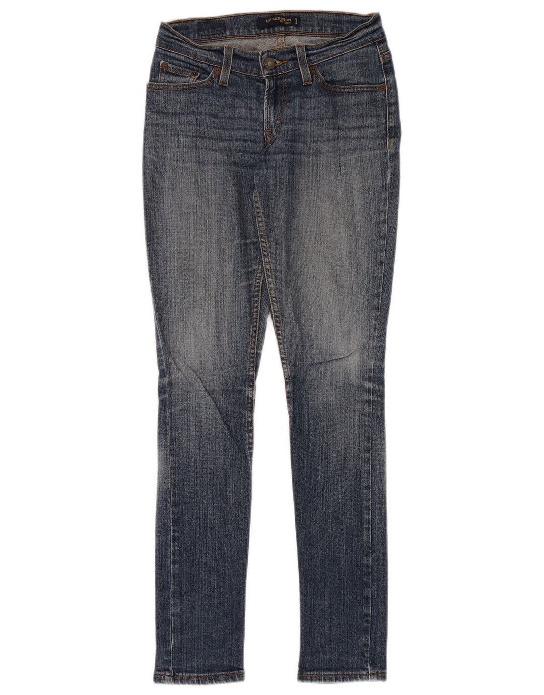 LEVI'S Dame 524 Too Superlow Skinny Jeans US 1 XS W28 L32 Blå Bomuld