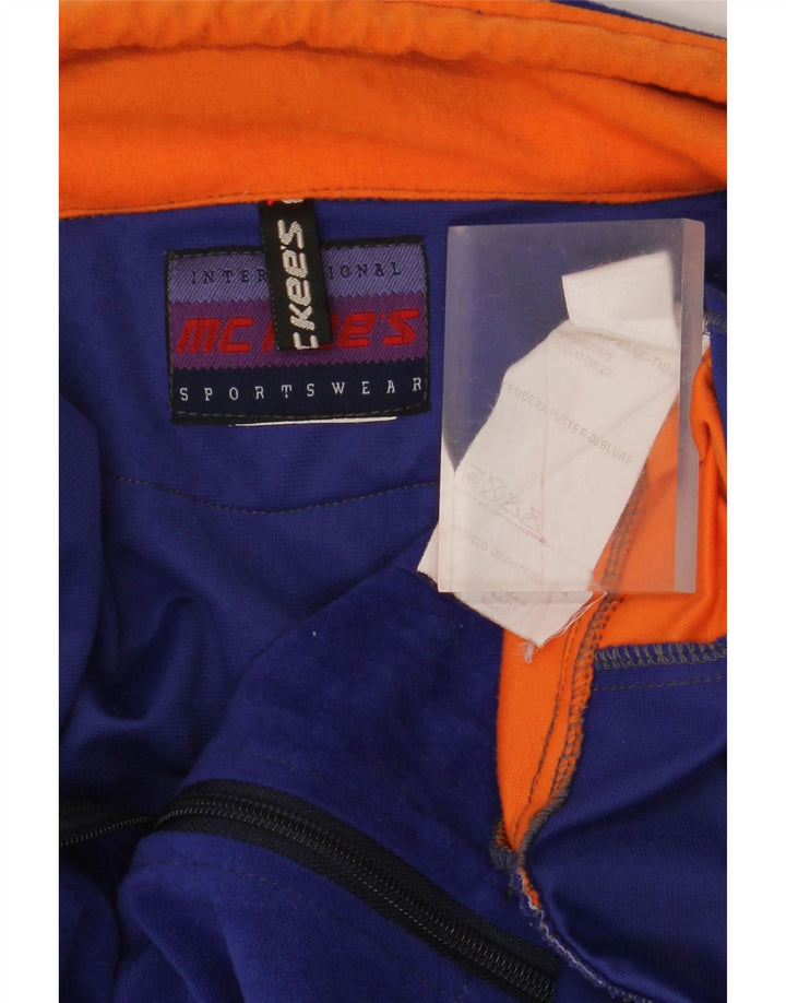 MC Kee's Fleecejakke til mænd UK 42 XL Marineblå Colourblock Polyester