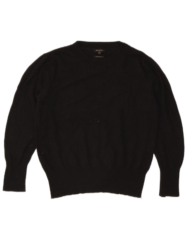 Massimo Dutti Dame Jumper Sweater UK 14 Medium Sort