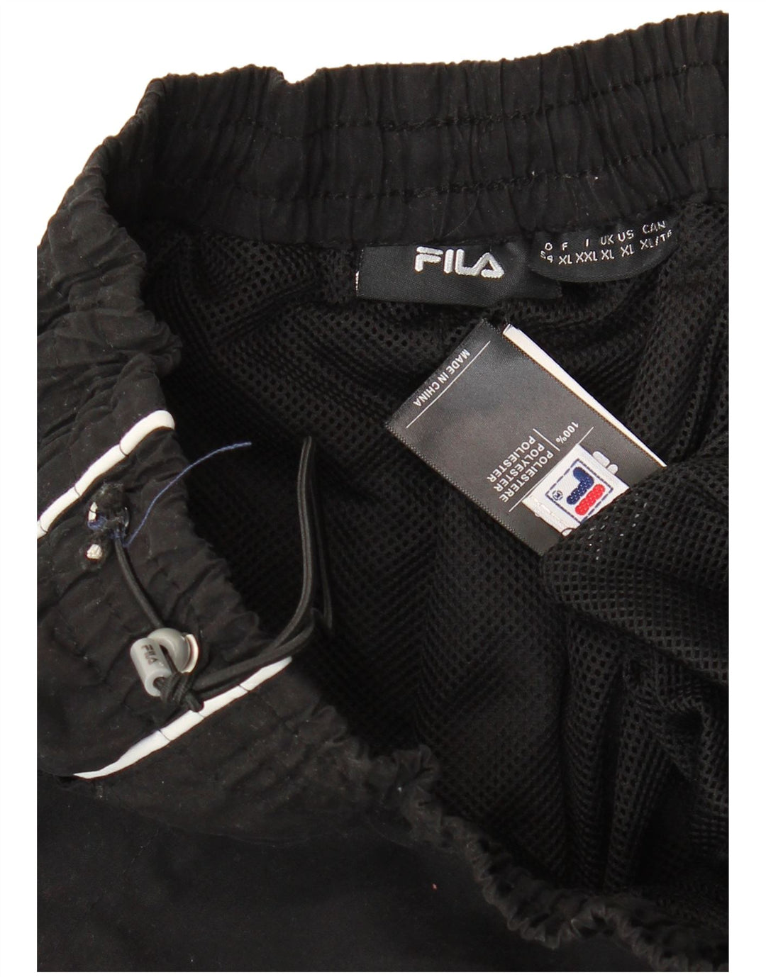 FILA Herre Grafisk Capri træningsdragt Bukser XL Sort Polyester