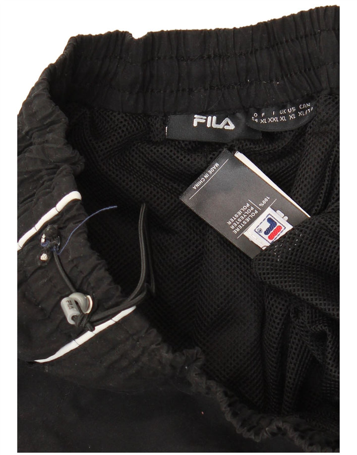 FILA Herre Grafisk Capri træningsdragt Bukser XL Sort Polyester