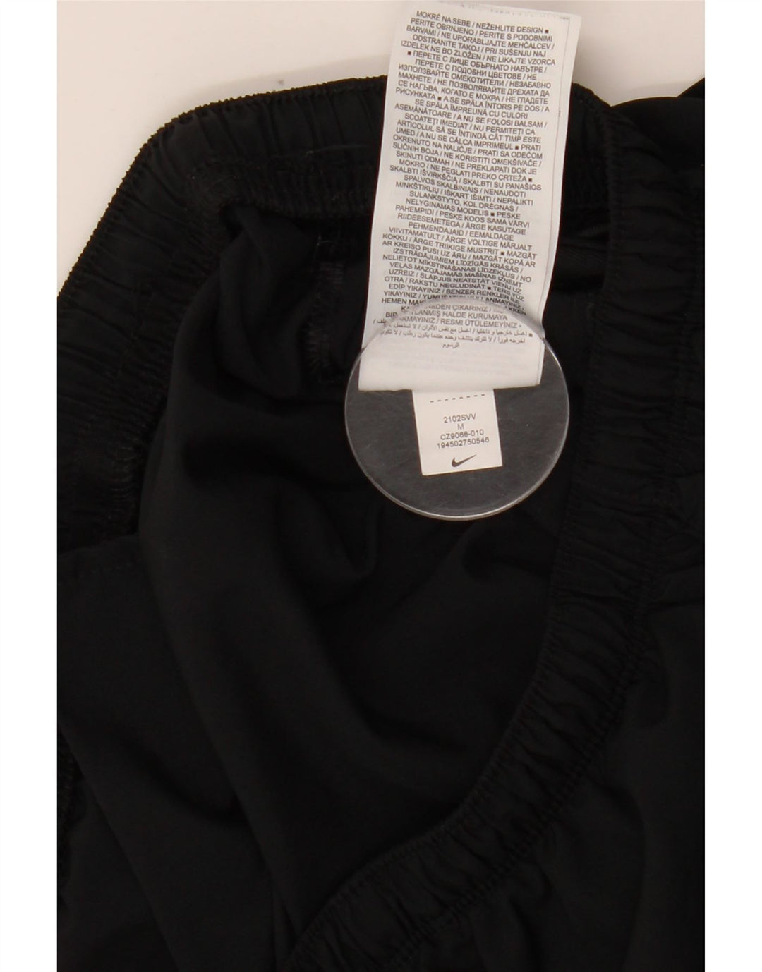 NIKE sportsshorts til kvinder UK 12 medium sort polyester