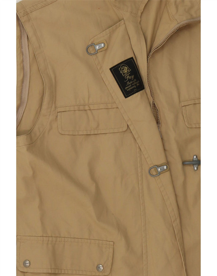 FAY Womens Utility Jacket UK 16 Large Beige Vintage Fay and Second-Hand Fay from Messina Hembry 