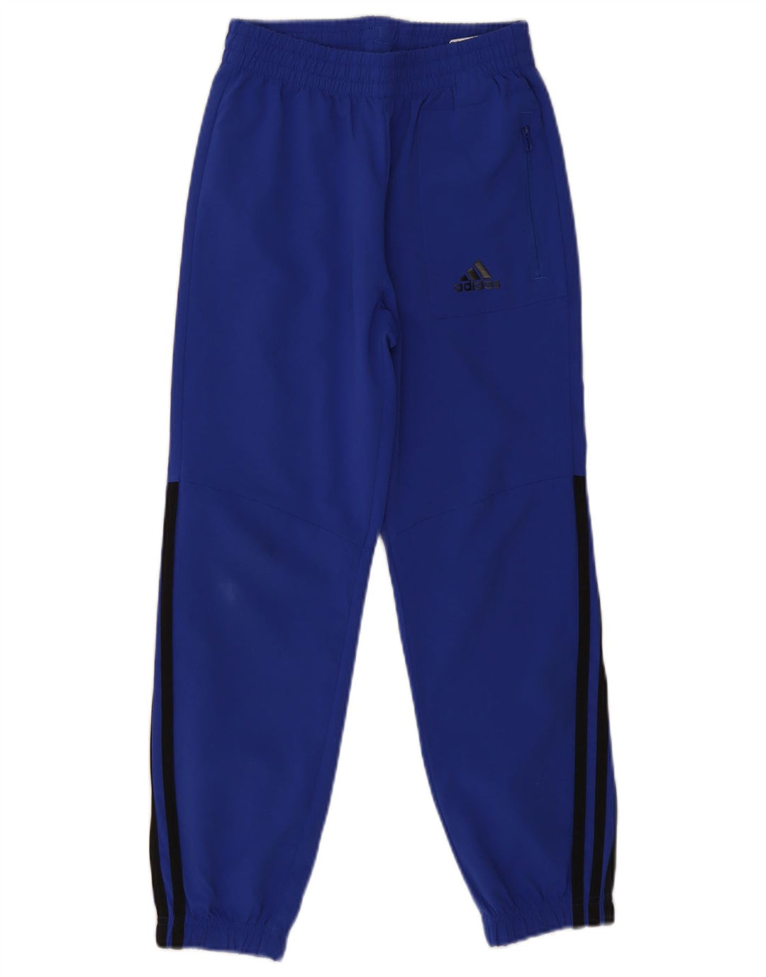 Adidas Drenge Træningsdragt Bukser Joggers 9-10 År Blå Polyester