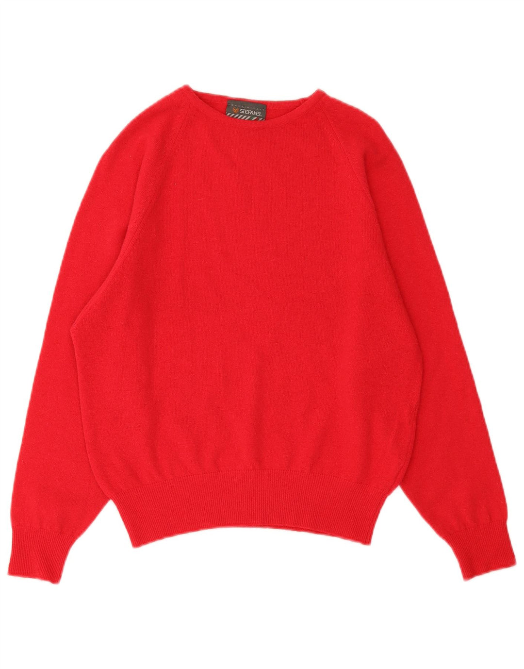 Stefanel Dame sweater med rund hals IT 46 Large Pink