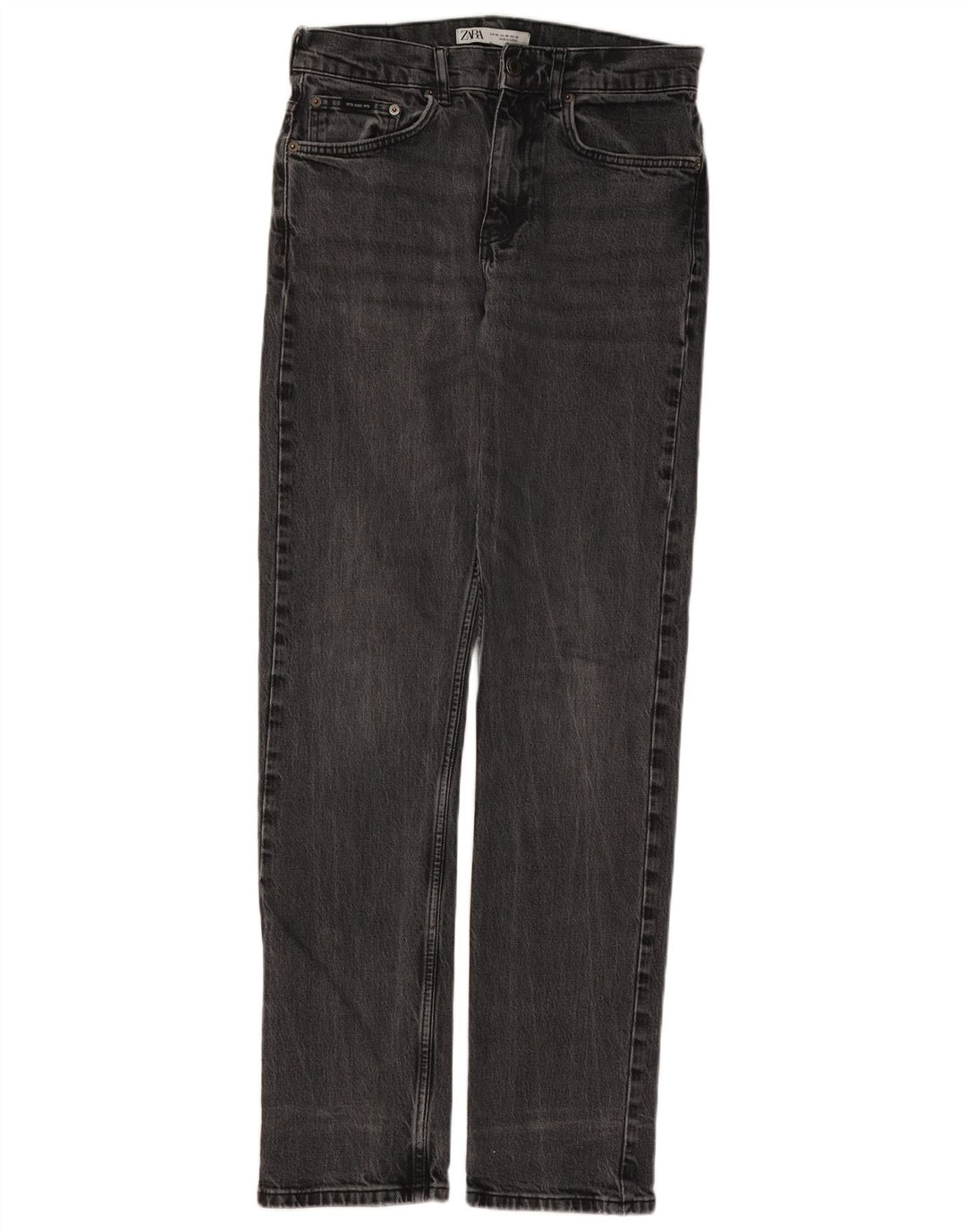 Zara Straight Jeans til mænd EU 38 Small W30 L32 Grå