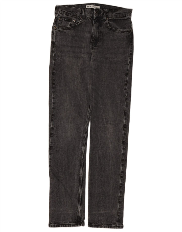 Zara Straight Jeans til mænd EU 38 Small W30 L32 Grå