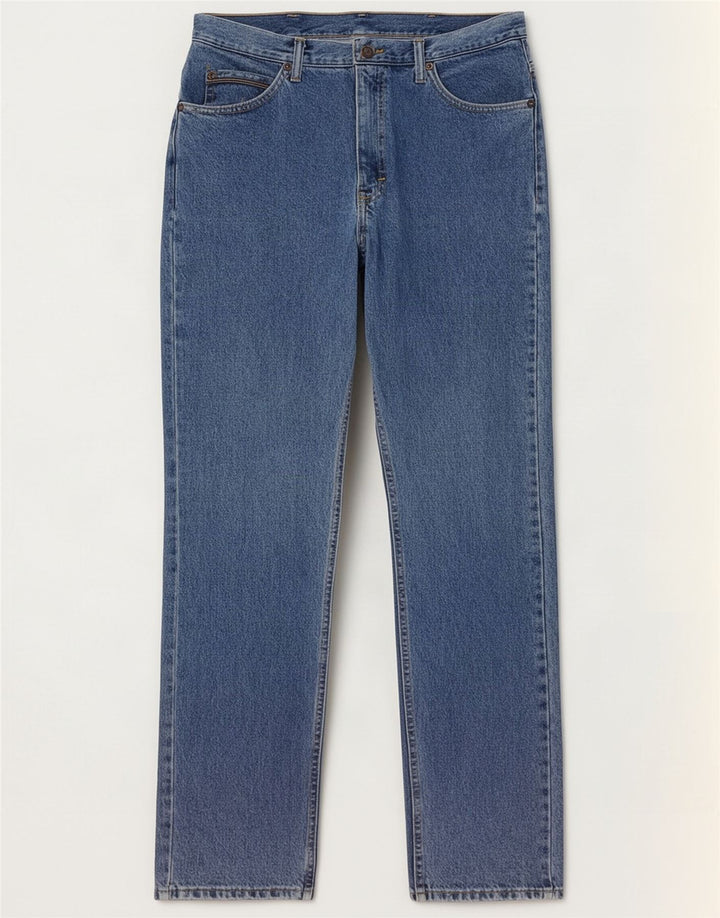 Lee Straight Jeans til mænd W32 L34 Blå