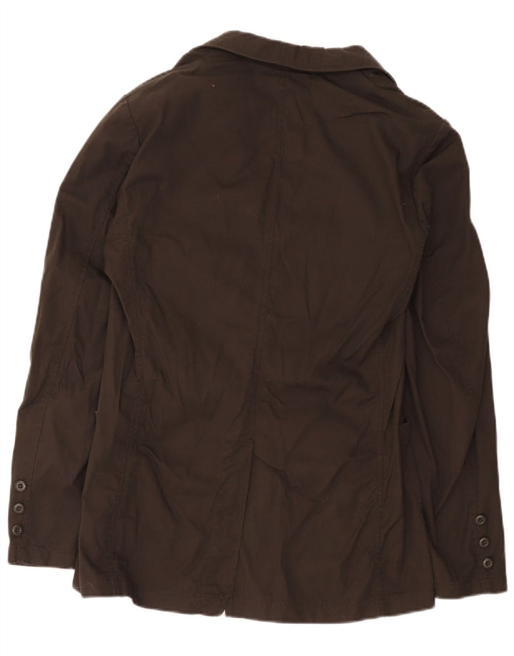 Sisley Herre 2-knaps blazerjakke IT 48 Medium brun bomuld