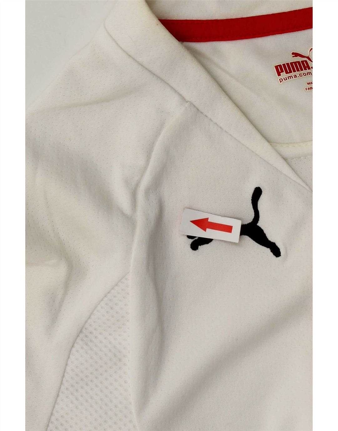 Puma T-Shirt Top UK 6 XS Hvid