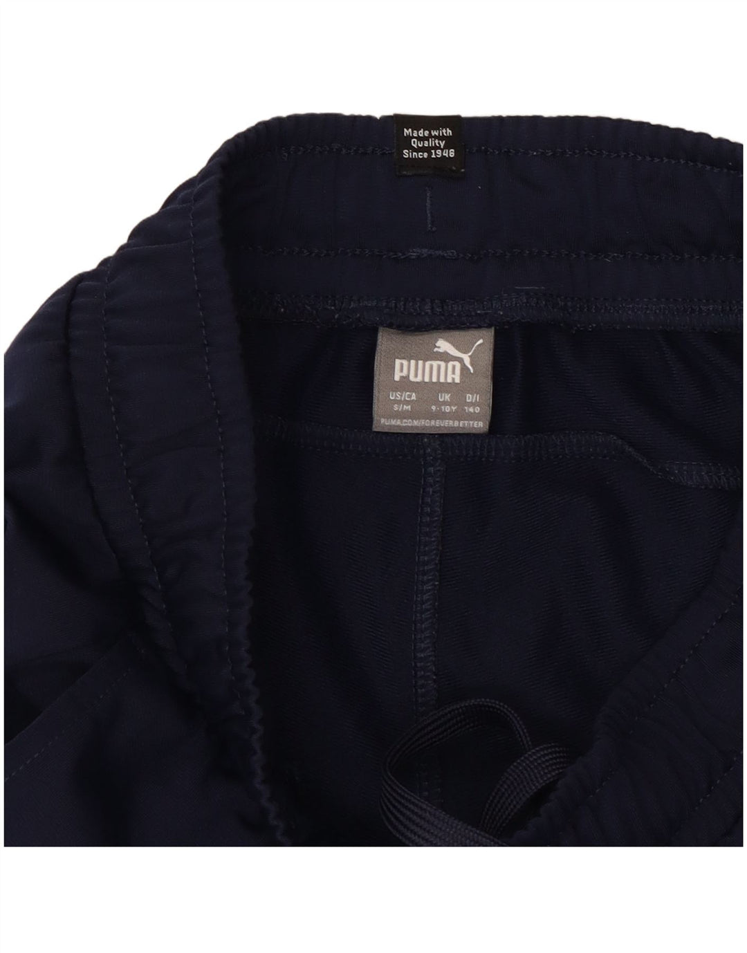 PUMA Træningsdragt til drenge Bukser Joggers 9-10 år Marineblå polyester