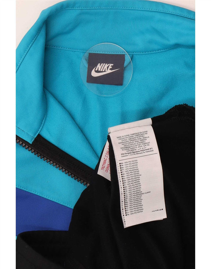 Nike træningsdragt topjakke til drenge 10-11 år Medium Sort Colourblock