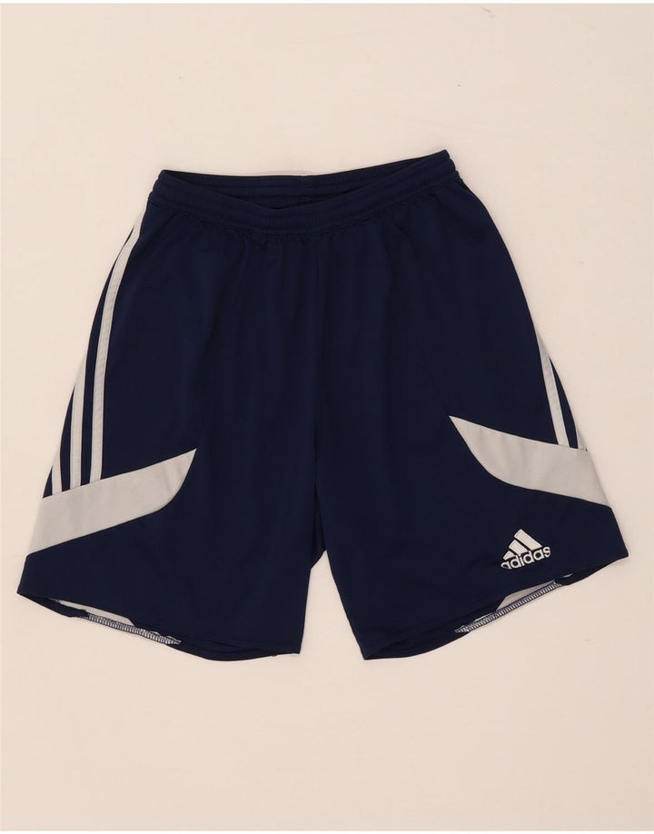 Adidas Herre Climalite Sportshorts Small Blue Colourblock Polyester