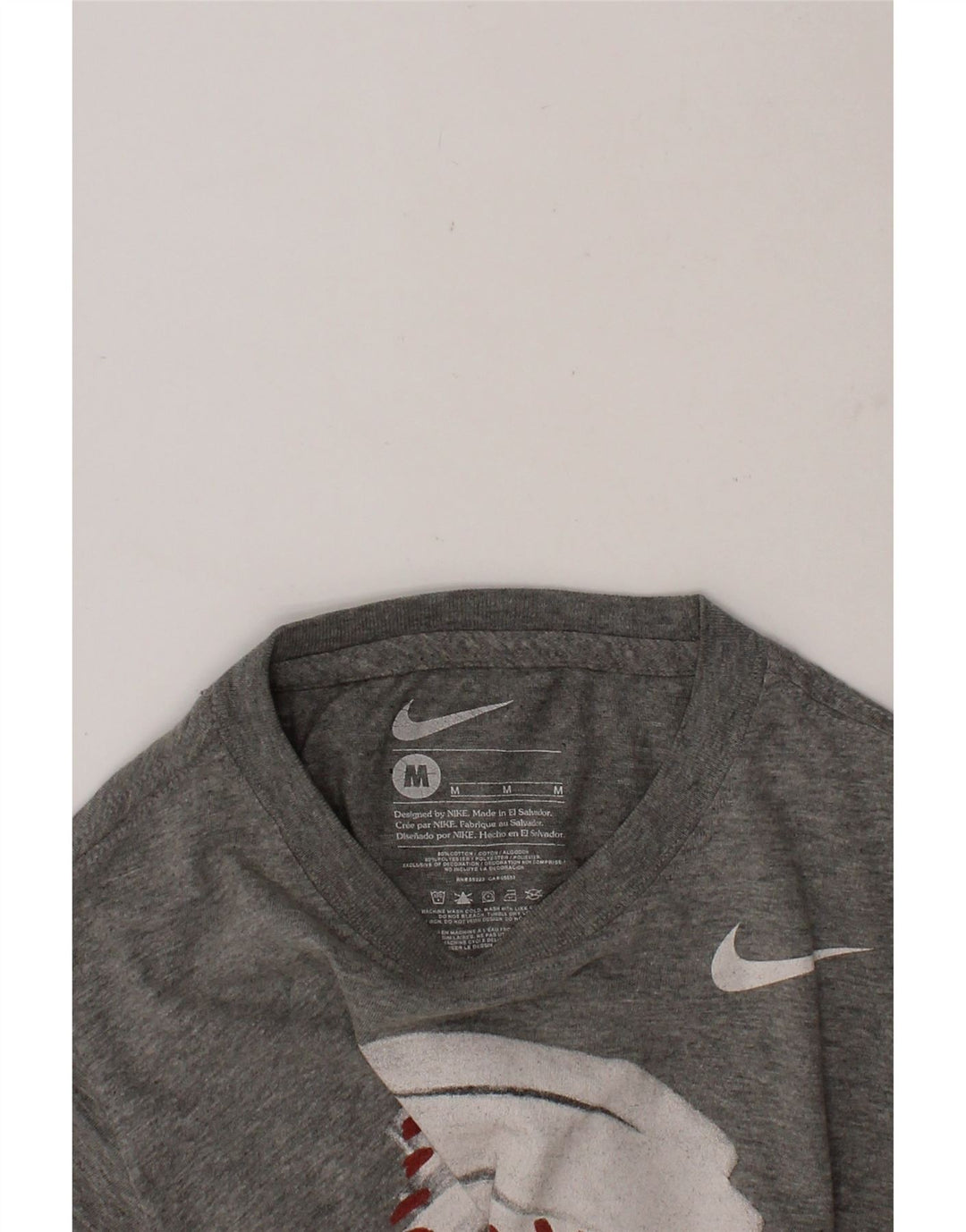 NIKE Boys Graphic T-Shirt Top 10-11 Years Medium Grey Cotton Vintage Nike and Second-Hand Nike from Messina Hembry 