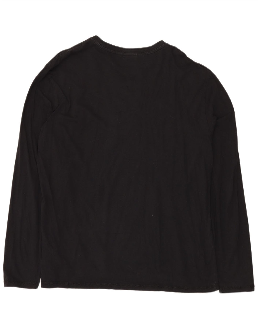 NAPAPIJRI Herre grafisk top langærmet 3XL sort bomuld