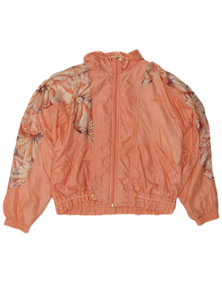 Maser M Womens Oversized træningsdragt Topjakke UK 12 Medium Pink Floral