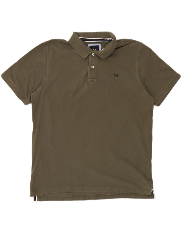 Crew Clothing Herre poloshirt XL Khaki Bomuld