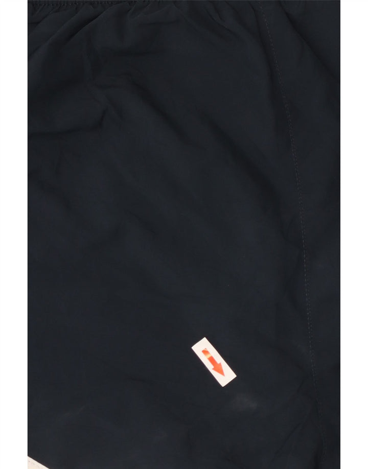 NIKE Dame Dri Fit Sportshorts UK 14 Medium Navy Blue Polyester