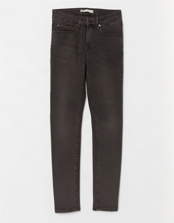 Zara Herre Skinny Jeans EU 38 Small W30 L29 Grå