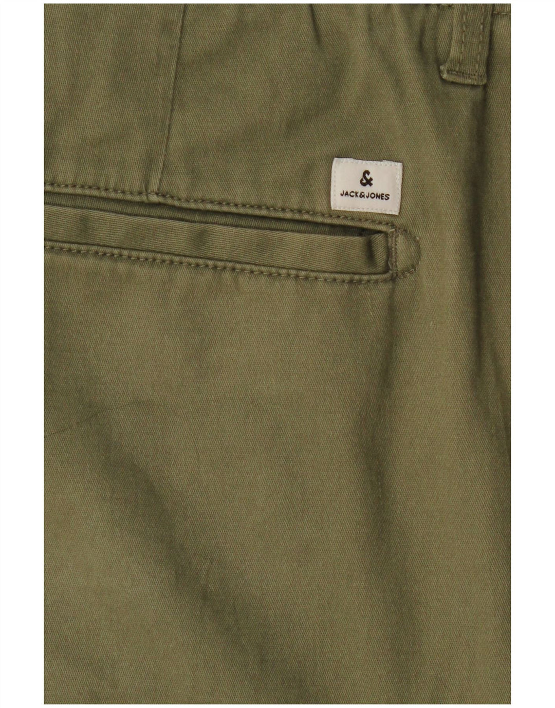 JACK & JONES Mens Cargo Shorts W38 XL Khaki Vintage Jack & Jones and Second-Hand Jack & Jones from Messina Hembry 