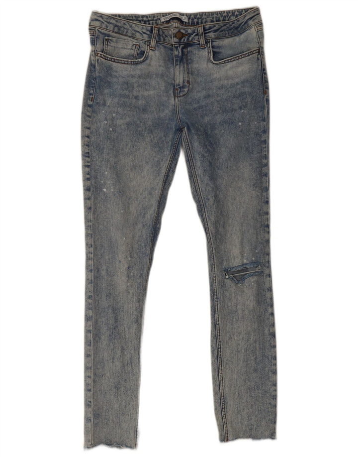 Zara Dame Skinny Jeans EU 40 Medium W30 L29 Blå