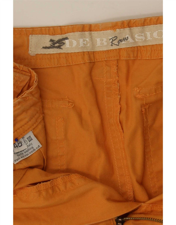 Vintage Herre Cargo Shorts IT 46 Small W32 Orange Bomuld