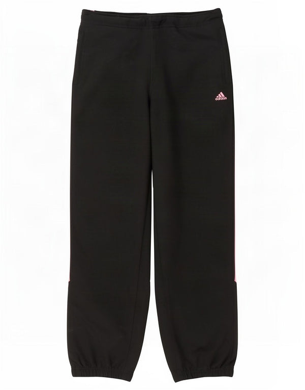 Adidas Dame træningsdragt Bukser Joggers UK 16 Large Black Polyester