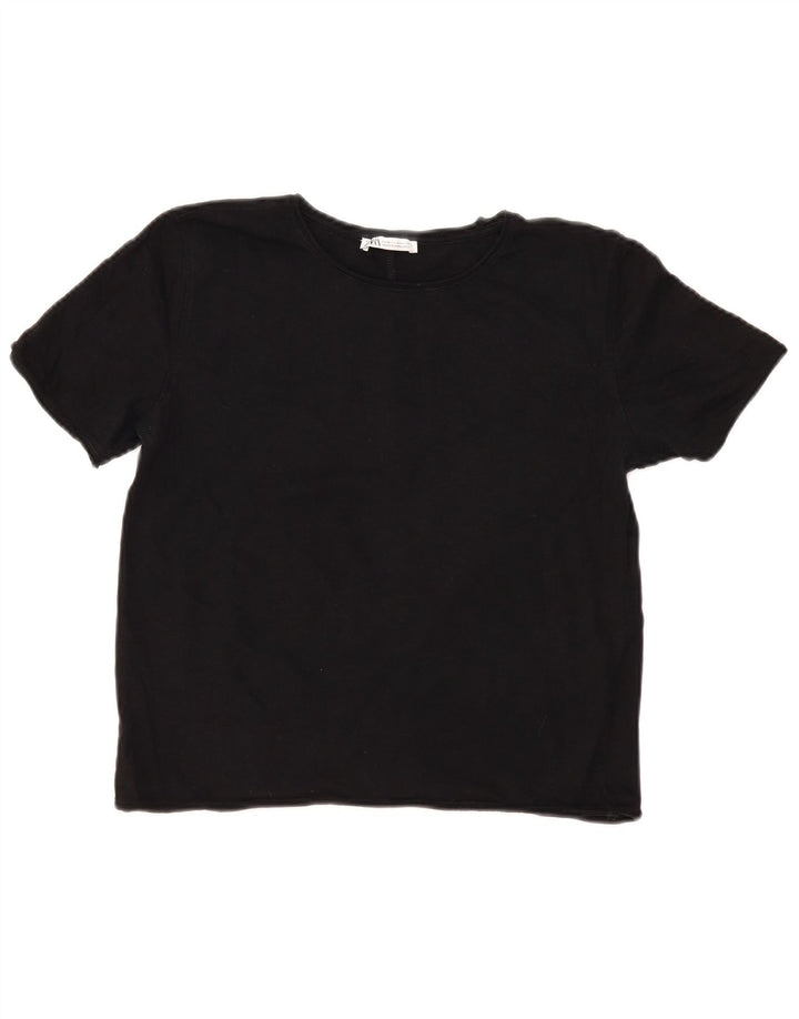 Zara T-Shirt Top UK 12 Medium Sort