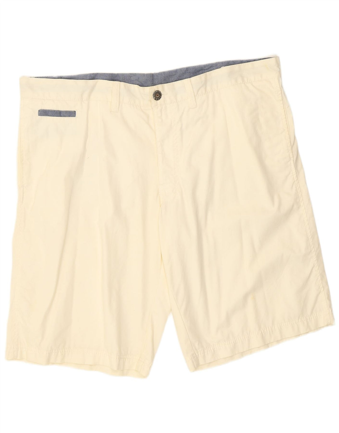 Murphy & Nye Herre Chino Shorts W44 2XL Hvid Bomuld