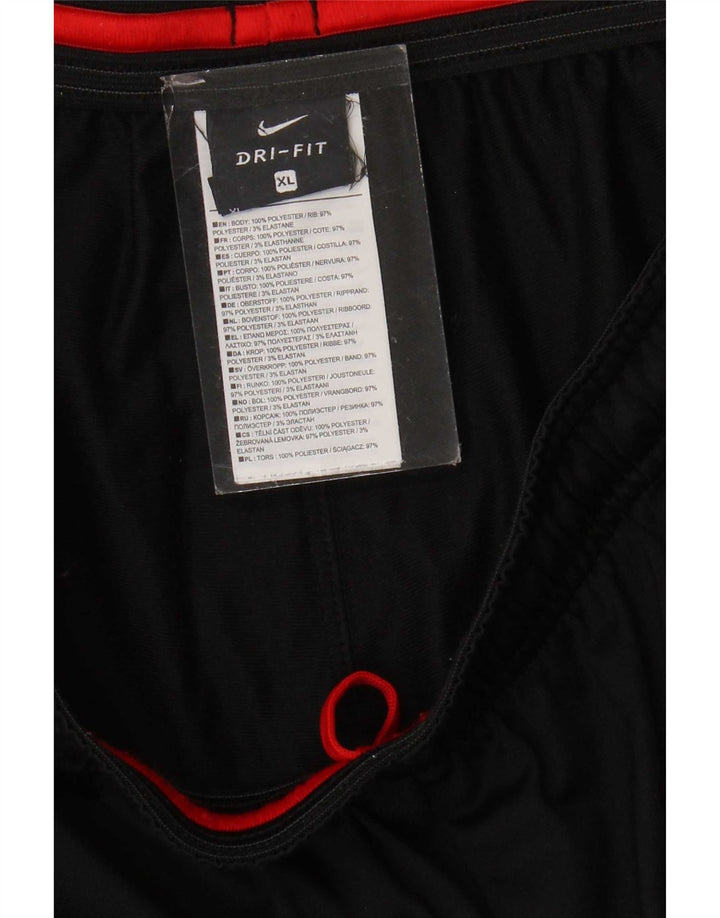 Nike Herre Dri Fit træningsdragt Bukser XL Sort Colourblock Polyester