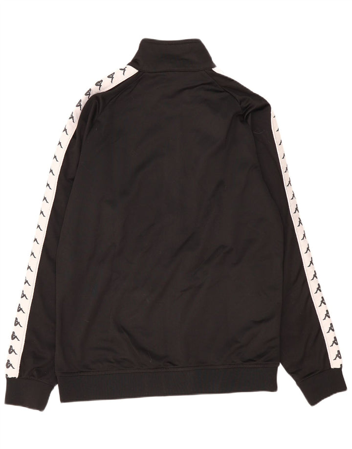 Kappa Herre grafisk træningsdragt Topjakke XL Sort Colourblock