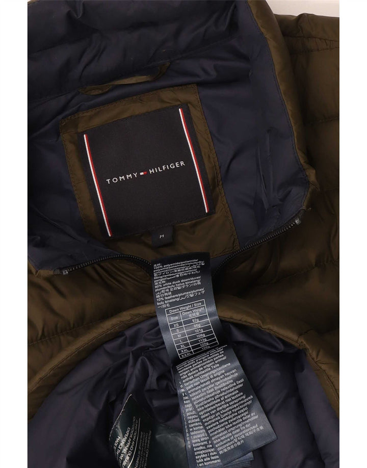 Tommy Hilfiger Dame Polstret Jakke UK 14 Medium Khaki Polyamid