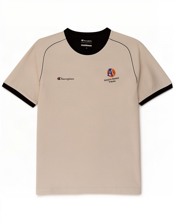 Champion Herre T-Shirt Top Stor Hvid Bomuld